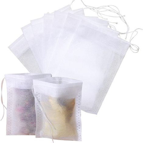 Lot 400 sachets th vides cordon serrage infuseur sacs filtrants sacs pices papier filtre th cordon serrage th fruits fleurs pices 6 (1/4)