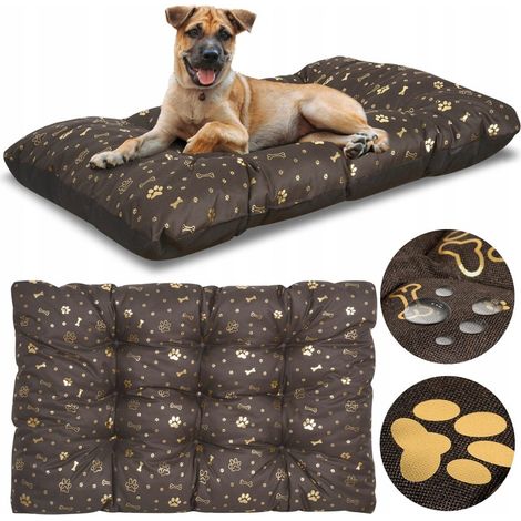 Hundebett PRESTIGE Kissen 80x60 cm wasserdicht Goldknochen