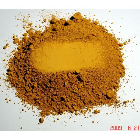 Pigment naturel Ocre jaune 250g – Résistant aux intempéries – Ph neutre – Pour béton et chaux – Inaltérable aux UV