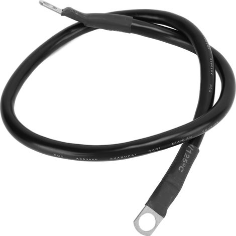 Câble de Batterie 4AWG, Robuste et Souple, Résistant à l'Usure et à la Chaleur, pour Camping-cars, Bateaux et Voitures (1/5)