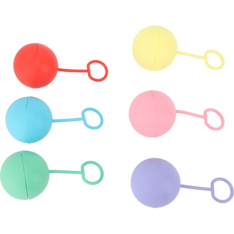 Ballons d'Eau Réutilisables en Silicone - 6 Pièces Multicolores avec Anneaux de Lancer (1/5)