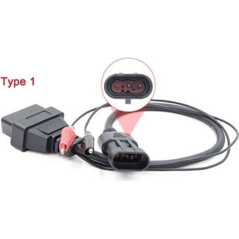 Pour Fiat 3pin Obd2 Obd 16 Broches Câble Adaptateur Pour Lancia -alfa Romeo 3 Broches À 16 Broches Outil De D (1/4)