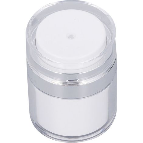 Pot de Crème Vide 30ml en Plastique, Distributeur de Lotion Épaississant, Récipient de Maquillage Étanche à Vide (1/5)
