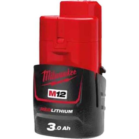 Milwaukee M12 B3 Batería Roja 12 Voltios 3 Ah (1/3)