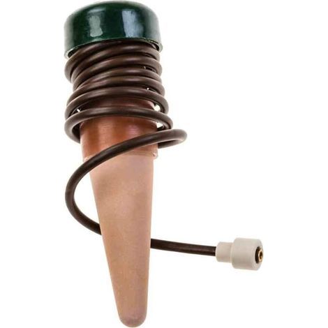 12 Système d'arrosage automatique, Cône en céramique, Alimentation lente, Pour plantes d'intérieur et jardin (1/4)