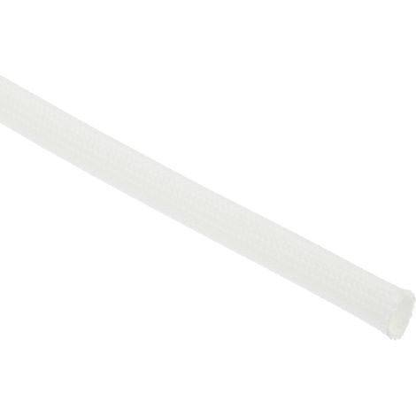 Gaine Tressée 6mm RS PRO, Naturel en Fibre de verre, 5m ( Prix pour sachet de 5 Mètres ) (1/2)