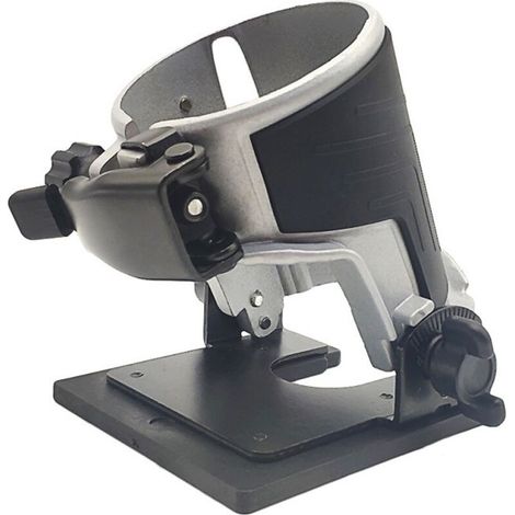 Socle en aluminium pour affleureuse, socle pour rainureuse, accessoire de travail du bois pour affleureuse électrique, compatible avec les machines de découpe Makita. (1/3)