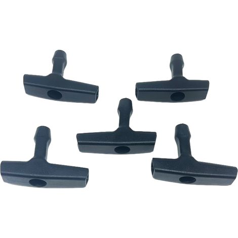 Arrancador de retroceso, manivela de arranque para motores de gasolina, para motosierras, cortacéspedes, generadores, 5 piezas (1/3)