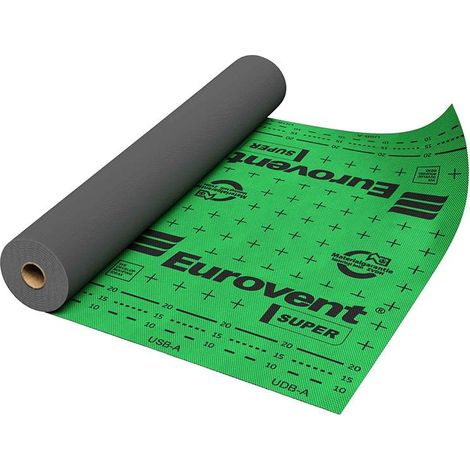 Ecran sous-toiture 170g/m² – 1,5m x 50m – Haute perméabilité à la vapeur – Étanchéité W1 – Résistance UV 4 mois – Artisanmat