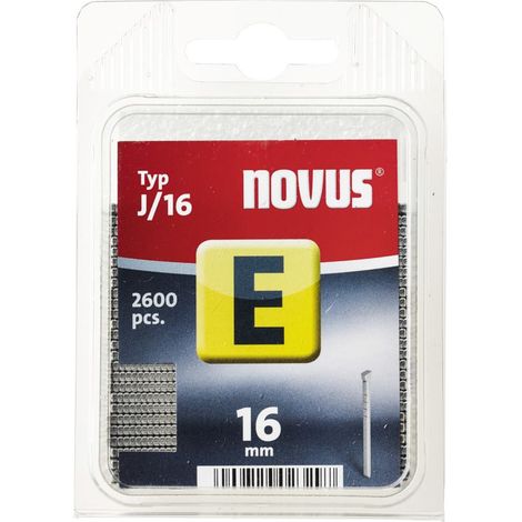 Clavo E Tipo J a 2600 St 16 mm Novus (1/2)