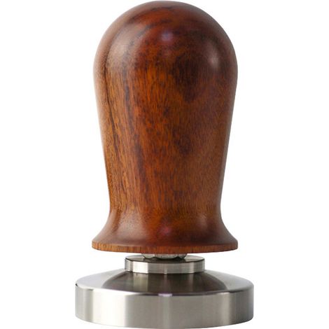 51-mm-Espressotampfer, manueller Federtamper, professioneller Barista-Tamper mit flacher Edelstahlbasis, Espressowerkzeug