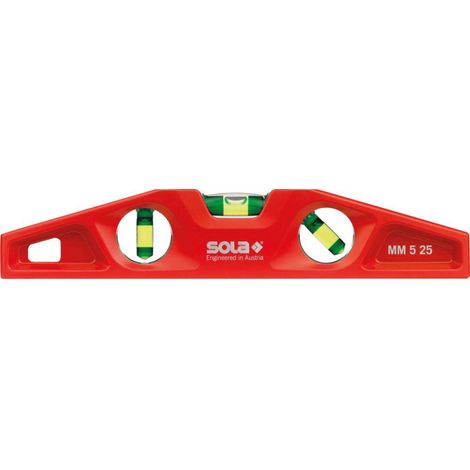 Sola Livella a bolla magnetica in alluminio 25 cm precisa (1/3)