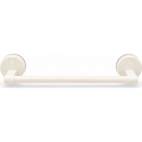 Portasciugamani a ventosa da parete per bagno Bianco 50 cm (1/5)