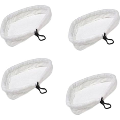 4-Piece Triangular Microfiber Steam Mop for H2O, X5, S302, S001 Mop