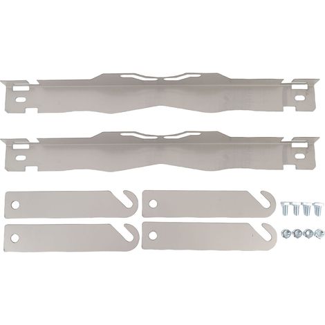 Outils d'alignement des orteils avec supports d'extension, plaques d'angle de roue pour voiture tout-terrain, moto UTV ATV argent 2 pièces (1/5)