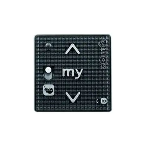 1811316 - Módulo de control de pared táctil Somfy Smoove Rs100 Io negro