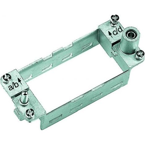 HARTING Han Gelenkrahmen (M), Baugröße 6B Stift, für 2 Module Querschnitt PE 1mm² - 2,5mm² / 4mm² - 10mm² Temperaturbereich -40°C bis 125°C - 1 Stück