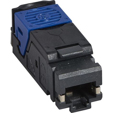 Legrand – Lot de 6 connecteurs RJ45 catégorie6 FTP – Connexion rapide sans outil – Pour panneaux de brassage droits et en angle – Conformes aux normes ISO/IEC 11801