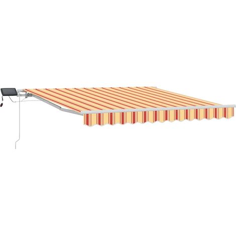 Maison Exclusive - Tenda Retrattile Giallo e Arancione 350 x 250 cm