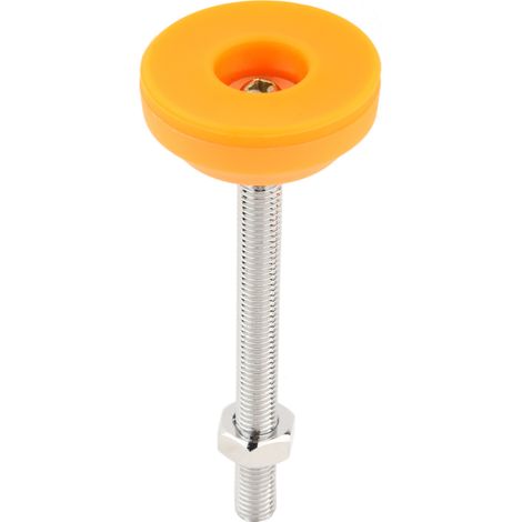 AB-Fußstütze aus geschmiedetem Kohlenstoffstahl, Typ L, höhenverstellbar, rutschfester PVC-Sockel, mechanische Unterstützung 50-M10-100 (1/5)