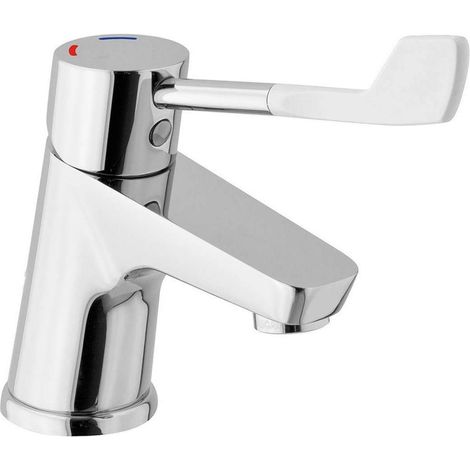 Sapho Rubinetteria - Miscelatore LEA da lavabo per portatori di handicap, cromo LE002