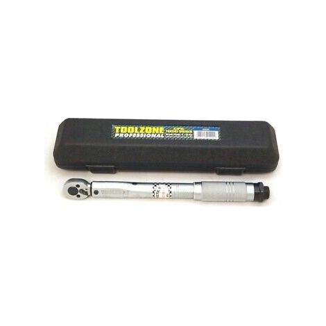 TORQUE WRENCH 3/8"" DRIVE LOW RANGE 5-25NM CV STEEL RATCHET GARAGE TOOL SS030 (1/7)
