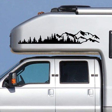 Autocollant vinyl universel pour carrosserie, vitre et pare-chocs de voiture, camion et camping-car - Décalcomanie graphique adhésive (1/5)