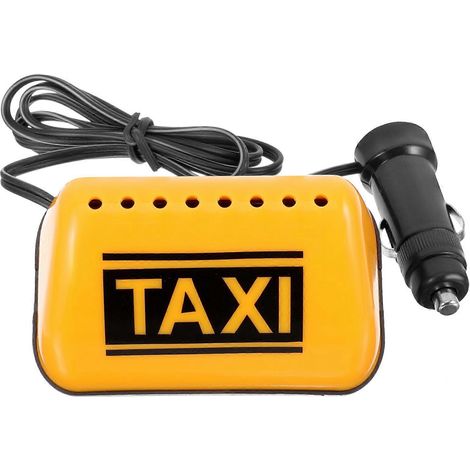 Panneau lumineux LED pour taxi vintage-10.5X6.5CM-Yellow (1/4)