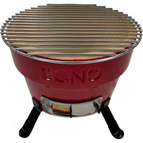 Kamado Bono Hibachi Da Tavolo Rosso 33CM - TQ0012 (1/3)