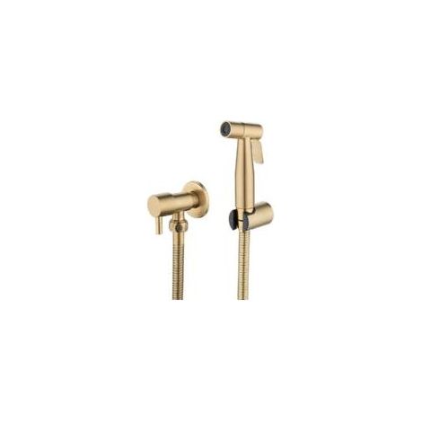 WC-Brause aus Edelstahl, Bidet-Brause-Set, WC- und Wasserhahnbrause, Gold Crezuo (1/4)