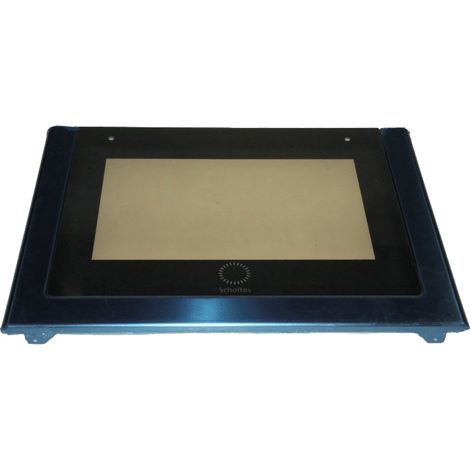 Porte-four en inox avec verre pour modèles Scholtes – Compatible CI66MI, CI9II, CI 55H I, CI 55V I – Pièce de rechange essentielle - C00117191