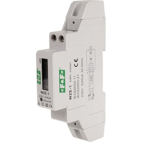 Contatore di consumo energetico monofase 45a mid WZE-1