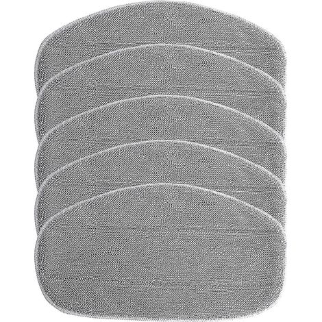 Replacement Pads For Leifheit Cleantenso Steam Cleaner - Steam Mop Pad For Deep Cleaning, 5x Replacement Microfiber Pad (1/4)