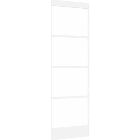 vidaXL Porte intérieure ORKDAL Blanc apprêté 83 x 211 cm