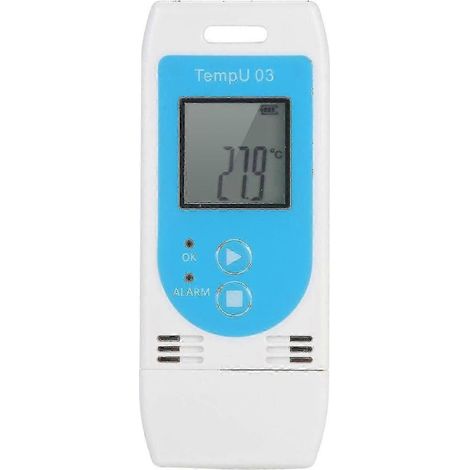 Enregistreur de données de température et d'humidité USB, enregistreur de données de température RH réutilisable, enregistreur de données d'humidité 3. (1/5)