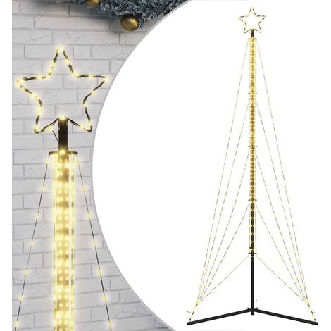 Albero di Natale Albero natalizio Albero festivo a LED 525 LED Bianco Caldo 302 cm (1/5)