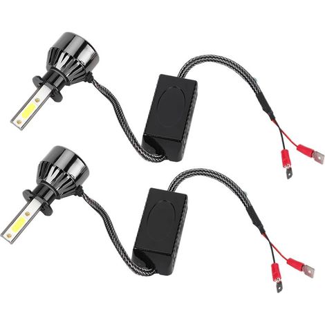 2 ampoules LED 80W blanc H3 G7, phares auto blancs, ampoules de phare LED 80W pour voiture (1/5)