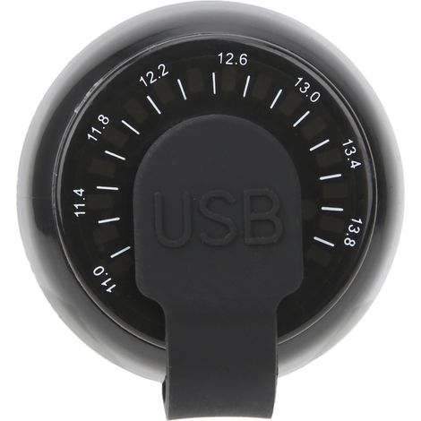 Chargeur Voiture Universel Double USB Sortie Rapide avec Écran Couleur Voltmètre pour Véhicule Bateau Camping-car Moto (1/5)