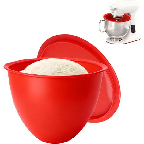 Insert en silicone compatible avec KitchenAid 5QT – Accessoire de cuisine antidérapant et résistant à la chaleur, en silicone alimentaire, protège le bol et le mixeur pour les amateurs de pâtisserie (1/5)