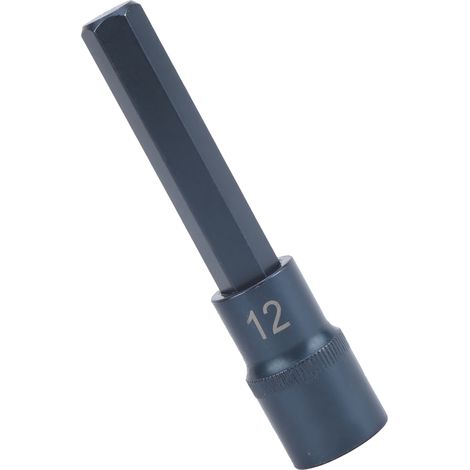 Embout hexagonal à douille en acier allié S2, outil de clé rapide pneumatique/électrique, antirouille, H12 (1/5)