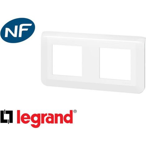Plaque de finition - - MOSAIC - Blanc - 2x2 modules - Horizontale (1/2)