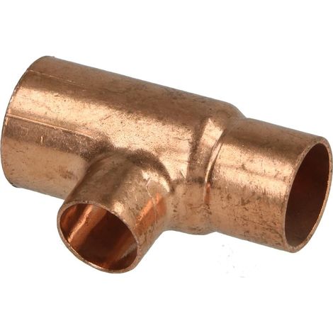 Raccord à braser cuivre té réduit 18 x 12 x 15 mm