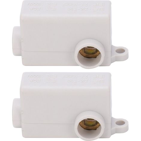 Boîte de jonction en ligne 2 pièces, bornes en T, connecteur électrique pour câble ZK-T16 (1/5)