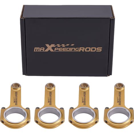 4pcs Titanizing Bielles H-Beam Conrod ARP 2000 pour Porsche 356 1.1L 1.6L (1/5)