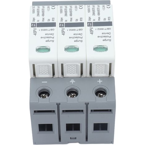 Überspannungsableiter 3P Niederspannungsableiter für Gleichstromsysteme 20–40 kA 1000 V DC (1/5)