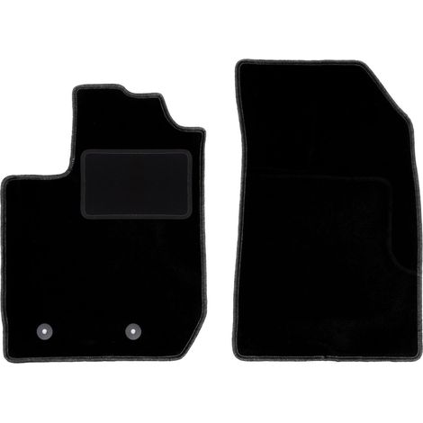 Tapis avant noirs pour : Dacia Sandero II FL berline (2018-2021) (1/5)