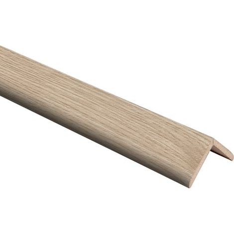 10 PARASPIGOLI IN MDF RIVESTITO ROVERE SBIANCATO MM 28 X 28 X 2700