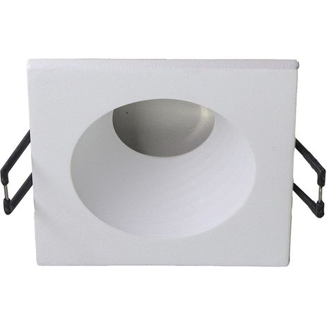 Plafonnier carré encastré blanc 70 mm 1xGU10 PAR11