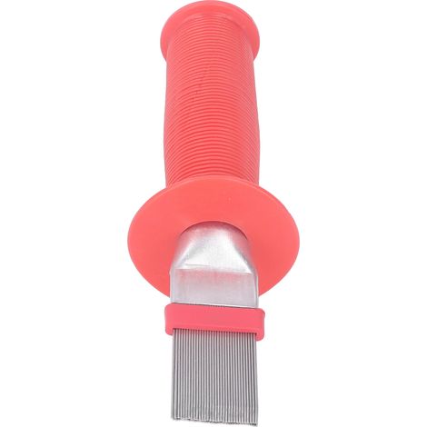 Peigne nettoyant ailettes condenseur clim réfrigérateur acier inoxydable ABS, brosse nettoyage serpentin radiateur réparateur manuel (1/5)
