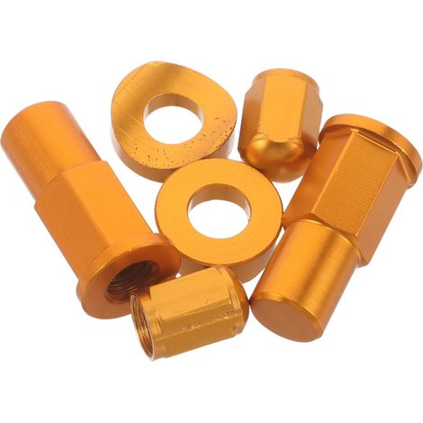 Kit d'écrous antivol en aluminium pour moto, comprenant (1/5)
